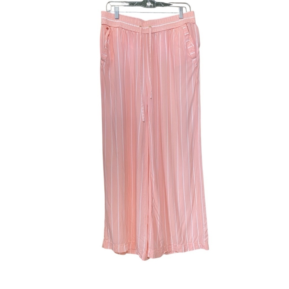 Juicy Couture Black Label Pink Striped Pull On Pants